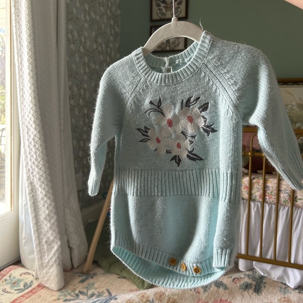 Knit Daisy Romper